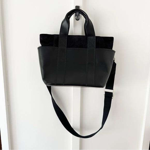 SEZANE black Sacha leather bag - Picture 4 of 8
